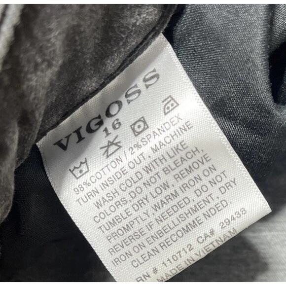 Vigoss Marley Straight mid rise denim Jean women’s size 16 33x28 - Picture 4 of 7